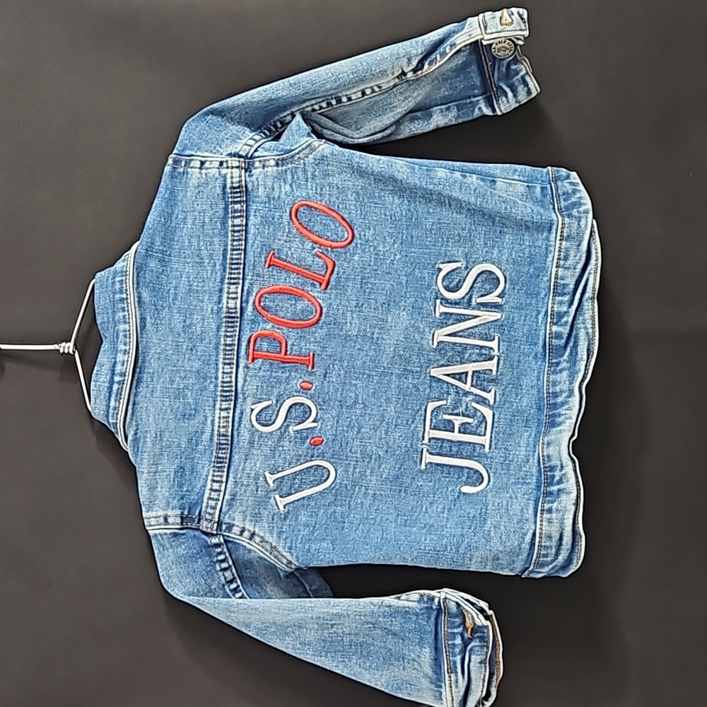 U.S.POLO JEANS ' JEAN JACKET UNISEX  SIZE 3/4 KIDS